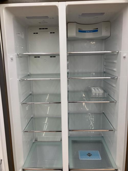 AQUA (アクア) 2ドア冷蔵庫 449L 冷蔵容量266L 冷凍容量183L 2018年製 AQR-SBS45H(S)