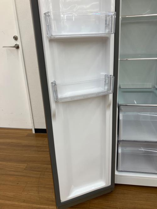 AQUA (アクア) 2ドア冷蔵庫 449L 冷蔵容量266L 冷凍容量183L 2018年製 AQR-SBS45H(S)