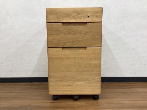 karimoku (カリモク) 学習机 Pure nature 机SU3300/袖机SU0307/本棚AU0310 幅:約110㎝ ナチュラル