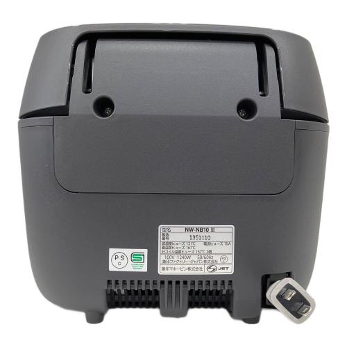 象印 (ゾウジルシ) 圧力IH炊飯ジャー 5.5合(1.0L) 2025年製 NW-NB10-BZ