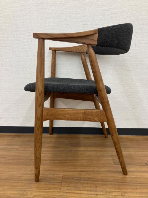 NOR (ノル) ダイニングチェアー BACKS CHAIR ブラウン×ダークグレー