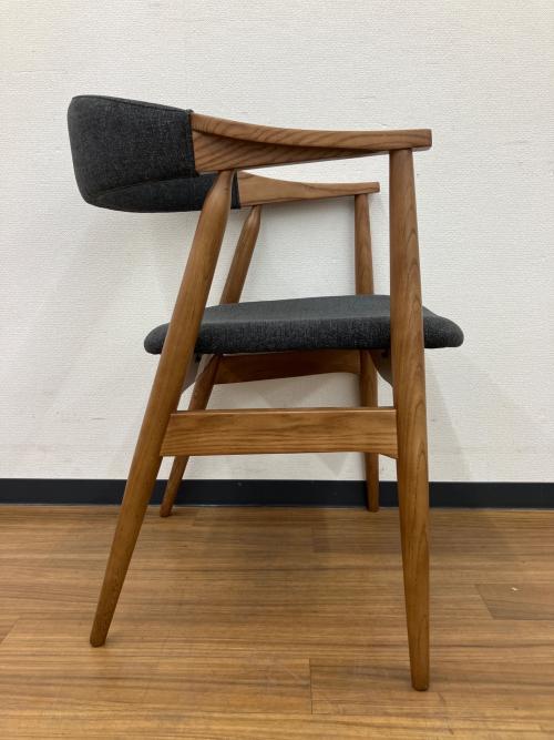 NOR (ノル) ダイニングチェアー BACKS CHAIR ブラウン×ダークグレー