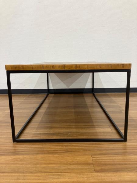 ウッドxアイアンのセンターテーブル HERRINGBONE TABLE LIFE FURNITURE (ライフファニチャー) ローテーブル HERRINGBONE TABLE