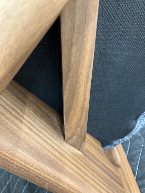 dinos (ディノス) ダイニングチェアー ウォルナット Kortni/コートニー