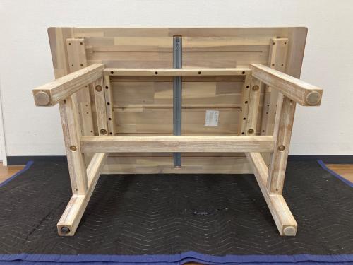 UNICO (ウニコ) ダイニングテーブル ホワイトウォッシュ MANOA