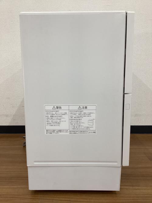 Panasonic (パナソニック) 食器洗い乾燥機 NP-TZ200-W 2019年製 扉内部ヨゴレ有 正面左上ヘコミ有