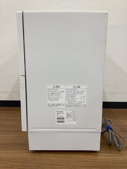 Panasonic (パナソニック) 食器洗い乾燥機 NP-TZ200-W 2019年製 扉内部ヨゴレ有 正面左上ヘコミ有