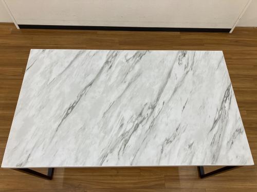 ニトリ ダイニングテーブル 大理石調 ダイニングテーブル120 ST002 幅:約120㎝