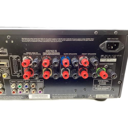 Onkyo (オンキョー) AVアンプ TX-SA608 7.1ch ARC対応