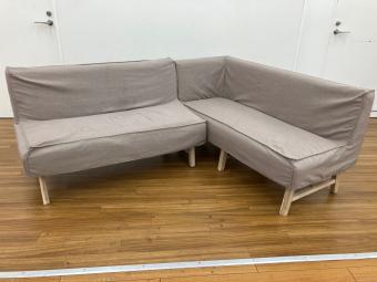 UNICO (ウニコ) コーナーソファー  MANOA bench arm-R+backrest W1200