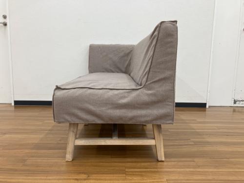 UNICO (ウニコ) コーナーソファー  MANOA bench arm-R+backrest W1200