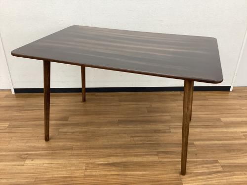 TON (トン) ダイニングテーブル 幅:約120㎝ アンティーク風テーパーダイニングテーブル