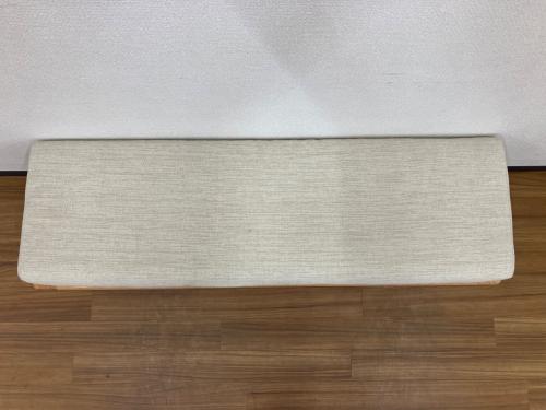ニトリ ベンチダイニング3点セット OAKEST ホワイト×ナチュラル