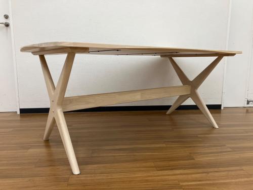 ニトリ ダイニング4点セット リラックスワイド(旧 RELAX WIDE KB テーブル：LD TABLE RELAX 160WW/チェアー：1P CHAIR RELAX WIDE KB/ベンチ：2P CHAIR RELAX WIDE KB