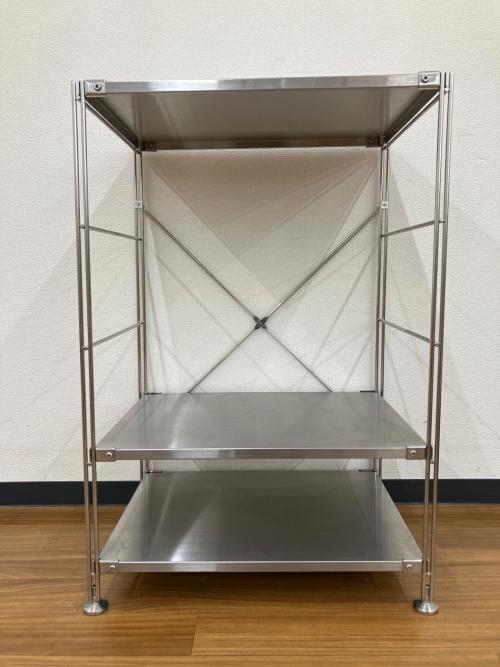 無印良品 (ムジルシリョウヒン) シェルフ 背面クロスバーネジ欠品 ステンレスユニットシェルフ