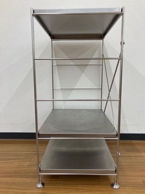 無印良品 (ムジルシリョウヒン) シェルフ 背面クロスバーネジ欠品 ステンレスユニットシェルフ