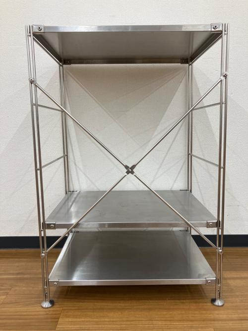 無印良品 (ムジルシリョウヒン) シェルフ 背面クロスバーネジ欠品 ステンレスユニットシェルフ