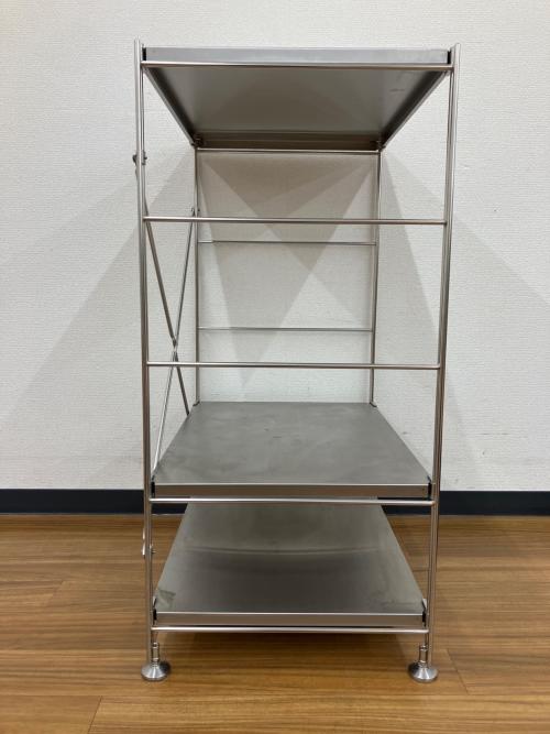 無印良品 (ムジルシリョウヒン) シェルフ 背面クロスバーネジ欠品 ステンレスユニットシェルフ