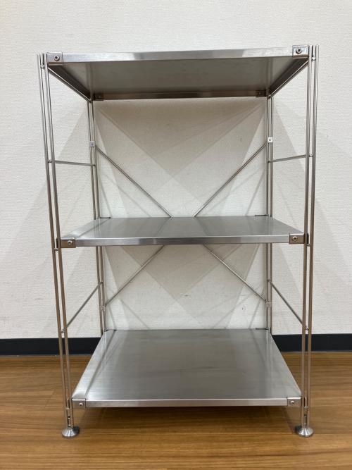 無印良品 (ムジルシリョウヒン) シェルフ 背面クロスバーネジ欠品 ステンレスユニットシェルフ
