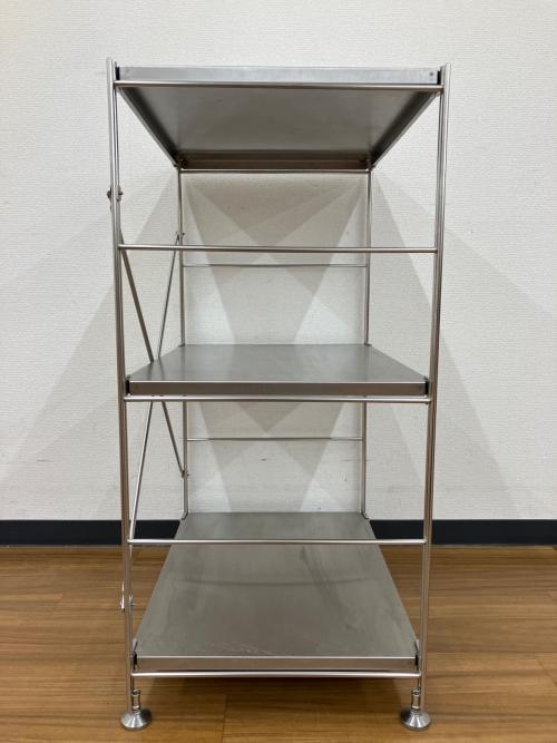 無印良品 (ムジルシリョウヒン) シェルフ 背面クロスバーネジ欠品 ステンレスユニットシェルフ