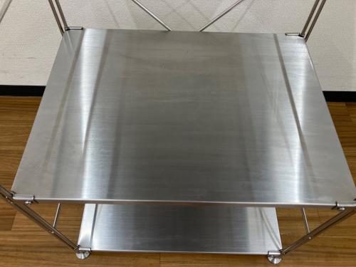 無印良品 (ムジルシリョウヒン) シェルフ 背面クロスバーネジ欠品 ステンレスユニットシェルフ