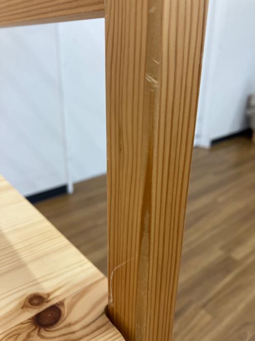 無印良品 (ムジルシリョウヒン) ユニットシェルフ ワードローブ・バー×2 幅:約86㎝ パイン材ユニットシェルフ
