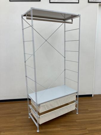 無印良品 (ムジルシリョウヒン) ハンガーラック ユニットシェルフ