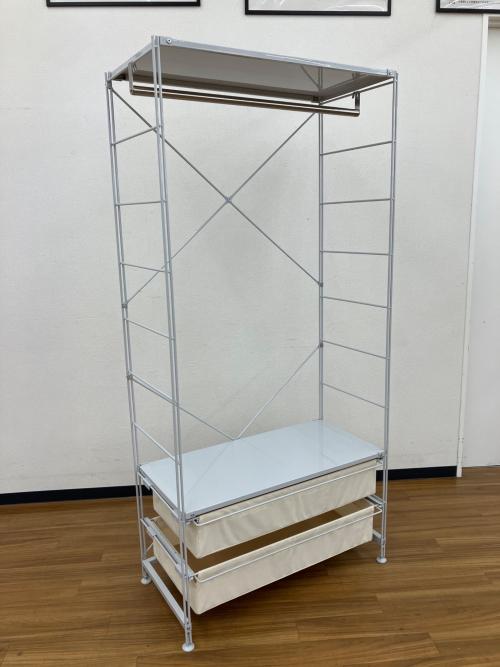 無印良品 (ムジルシリョウヒン) ハンガーラック ユニットシェルフ