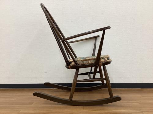 ercol (アーコール) ロッキングチェアー クエーカー クッション付き ブラウン