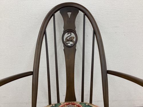 ercol (アーコール) ロッキングチェアー クエーカー クッション付き ブラウン