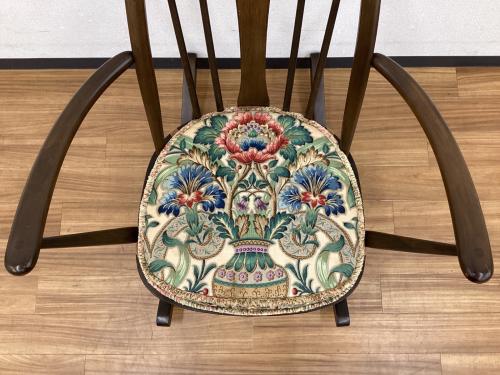 ercol (アーコール) ロッキングチェアー クエーカー クッション付き ブラウン