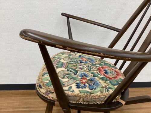ercol (アーコール) ロッキングチェアー クエーカー クッション付き ブラウン