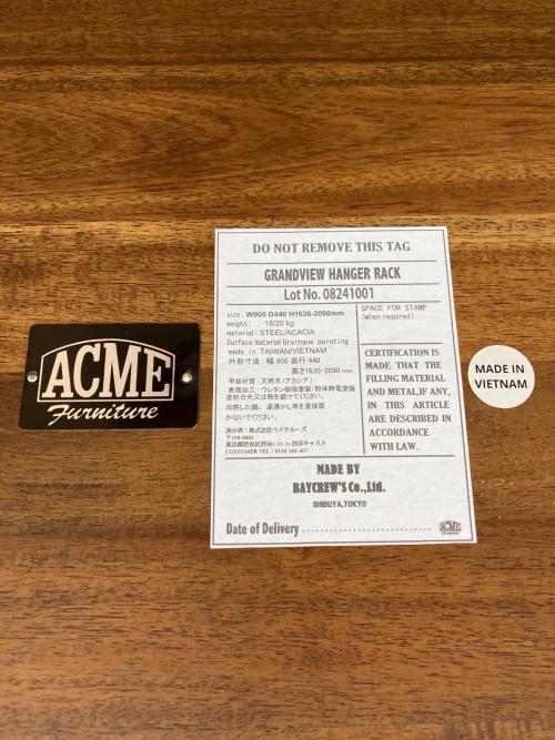 ACME Furniture (アクメファニチャー) ハンガーラック GRANDVIEW HANGER RACK 幅:約90㎝