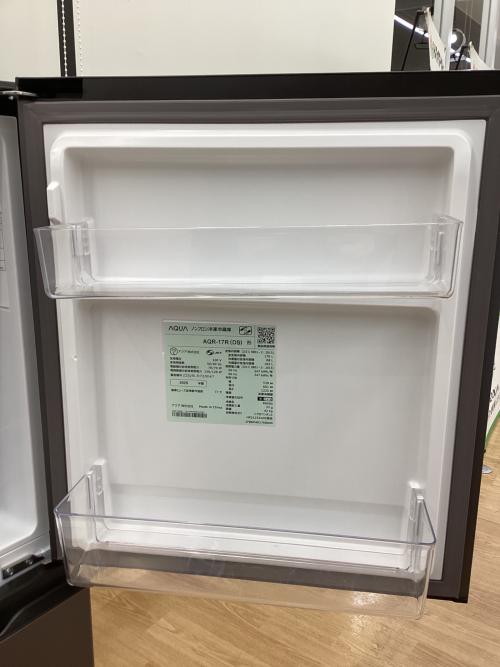 AQUA (アクア) 2ドア冷蔵庫 AQR-17R 2025年製 170L