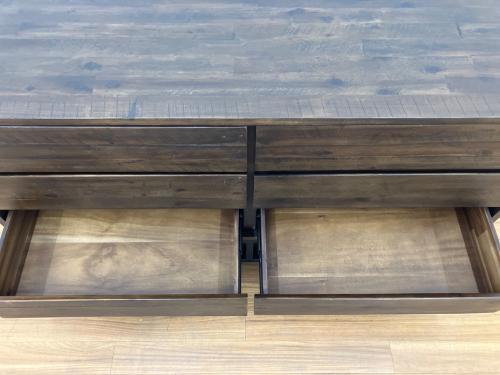 west elm (ウエストエルム) ミドルチェスト インダストリアルデザイン 幅:約148㎝  LOGAN 6 DRAWER DRESSER