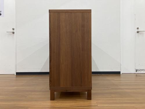 高野木工 (タカノモッコウ) カップボード CANO 145 ローカップボード WALNUT ダボ非純正 幅:約145㎝ ブラウン