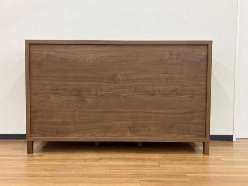 高野木工 (タカノモッコウ) カップボード CANO 145 ローカップボード WALNUT ダボ非純正 幅:約145㎝ ブラウン