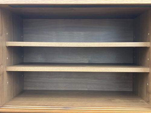 高野木工 (タカノモッコウ) カップボード CANO 145 ローカップボード WALNUT ダボ非純正 幅:約145㎝ ブラウン