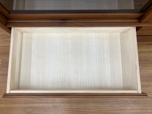 高野木工 (タカノモッコウ) カップボード CANO 145 ローカップボード WALNUT ダボ非純正 幅:約145㎝ ブラウン