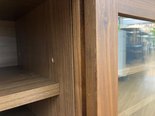 高野木工 (タカノモッコウ) カップボード CANO 145 ローカップボード WALNUT ダボ非純正 幅:約145㎝ ブラウン