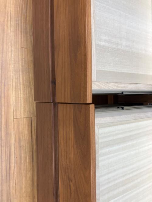 高野木工 (タカノモッコウ) カップボード CANO 145 ローカップボード WALNUT ダボ非純正 幅:約145㎝ ブラウン