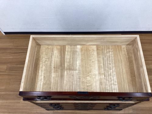 岩谷堂箪笥 (イワヤドウタンス) 整理箪笥 二、八尺 整理箪笥 鍵・木札付き