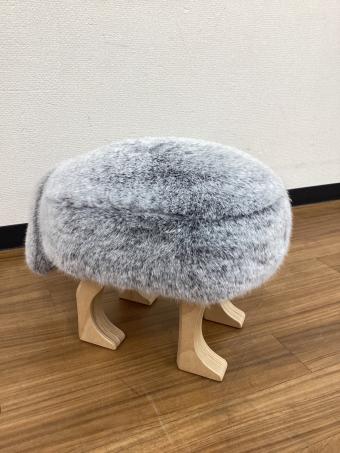匠工芸 (タクミコウゲイ) スツール ANIMAL STOOL フォックスグレー Sサイズ