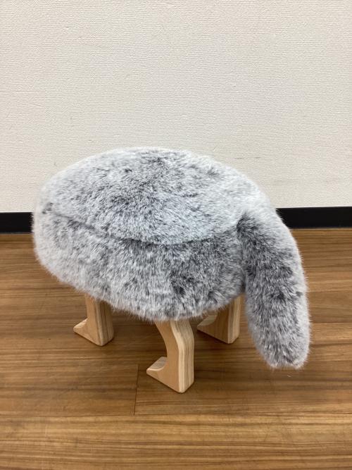 匠工芸 (タクミコウゲイ) スツール ANIMAL STOOL フォックスグレー S