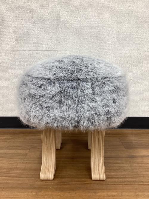 匠工芸 (タクミコウゲイ) スツール ANIMAL STOOL フォックスグレー S