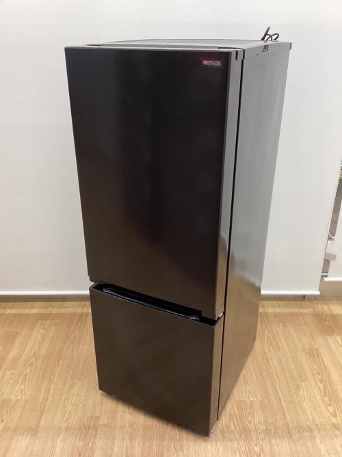 ワールプールジャパン 2ドア冷蔵庫 YRZ-F15LK 2023年製 背面ヘコミあり 156L
