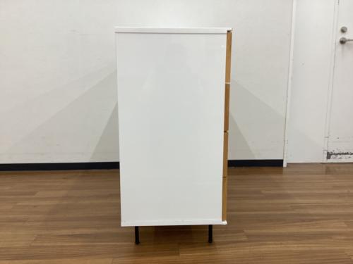ニトリ ミドルチェスト モリーナ 幅:約120㎝ ナチュラル×ホワイト