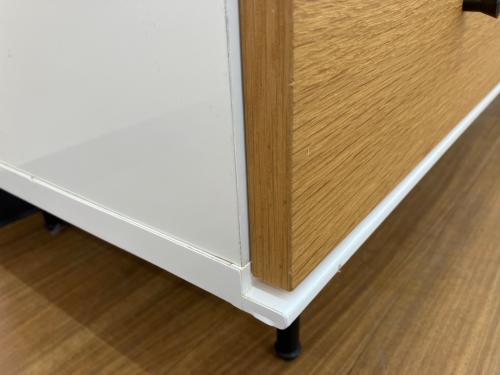 ニトリ ミドルチェスト モリーナ 幅:約120㎝ ナチュラル×ホワイト
