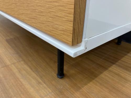 ニトリ ミドルチェスト モリーナ 幅:約120㎝ ナチュラル×ホワイト