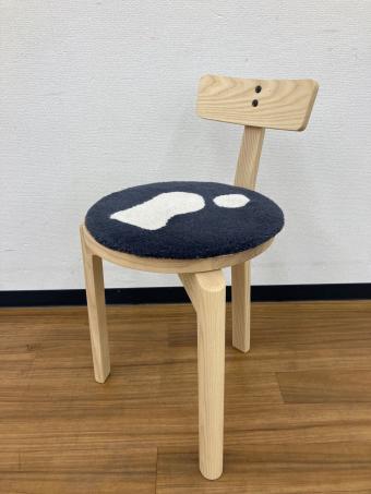 ACTUS (アクタス) ダイニングチェアー Per Chair+Wool chair pad Ojigi